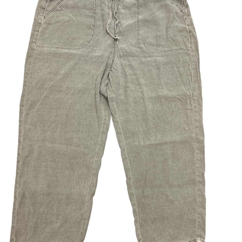 American Eagle Plus size Casual Gray capris Pants lightweight drawstring XXL
